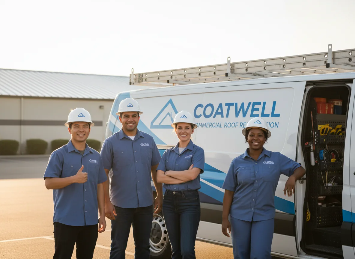 Commercial roof coating company in Melvin, TX